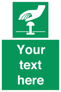 Custom Safe condition: Emergency stop button